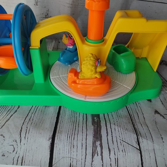 Vintage 1991 Playskool Sesame Street Amusement Park Big Bird RARE - Picture 6 of 10